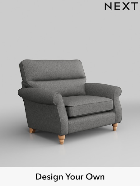 Tweedy Chenille/Dark Grey Ashford Highback (W41819) | £925