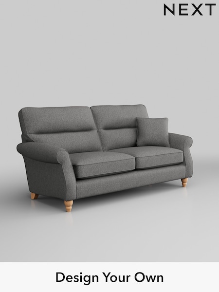 Tweedy Chenille/Dark Grey Ashford Highback (W41819) | £1,325