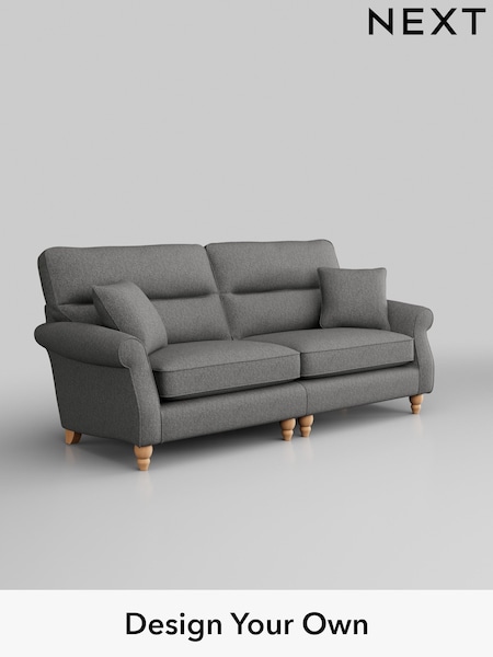 Tweedy Chenille/Dark Grey Ashford Highback (W41819) | £1,425