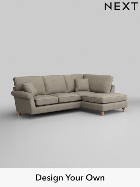 Woven Chenille Easy Clean/Mid Natural Ashford (W41823) | £2,025