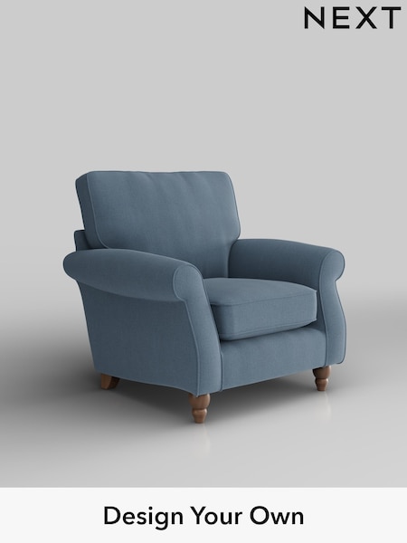 Relaxed Linen Look/Mid Blue Ashford (W41830) | £875