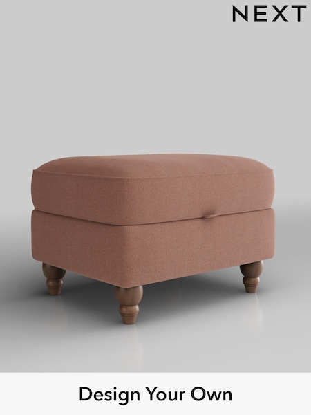 Relaxed Linen Look/Light Rust Brown Ashford Highback (W41832) | £499
