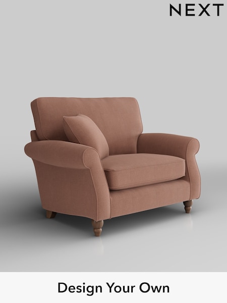 Relaxed Linen Look/Light Rust Brown Ashford (W41833) | £975