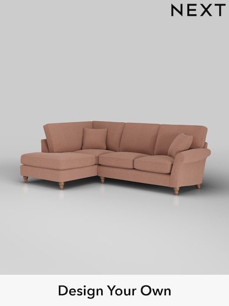 Relaxed Linen Look/Light Rust Brown Ashford (W41833) | £2,025