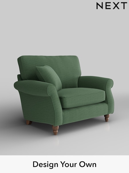 Relaxed Linen Look/Dark Green Ashford (W41835) | £975