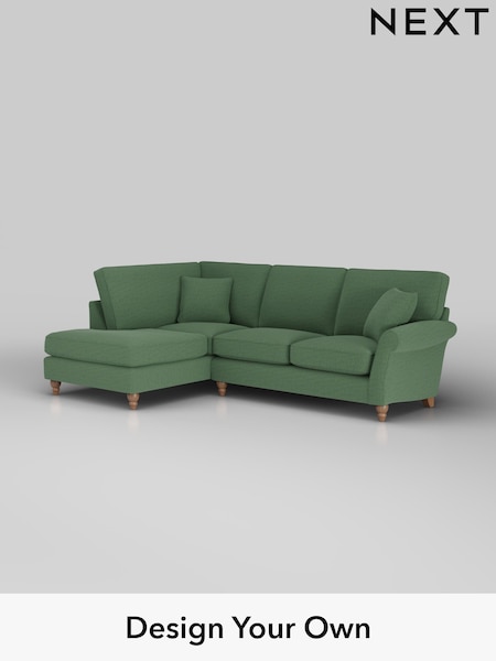 Relaxed Linen Look/Dark Green Ashford (W41835) | £2,025