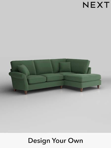 Relaxed Linen Look/Dark Green Ashford (W41835) | £2,025