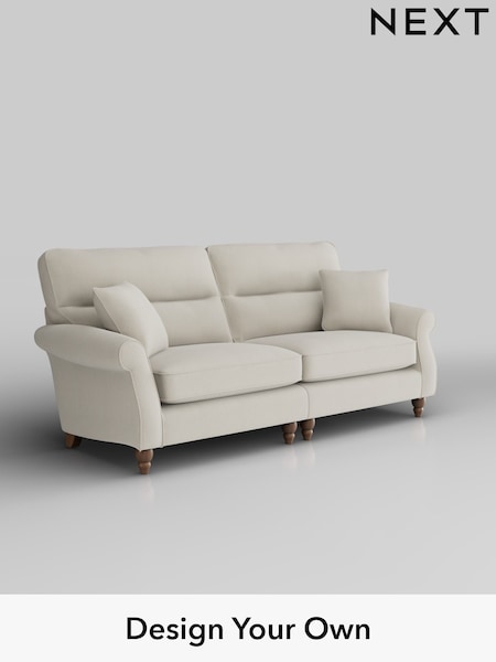 Relaxed Linen Look/Oyster Ashford Highback (W41838) | £1,525