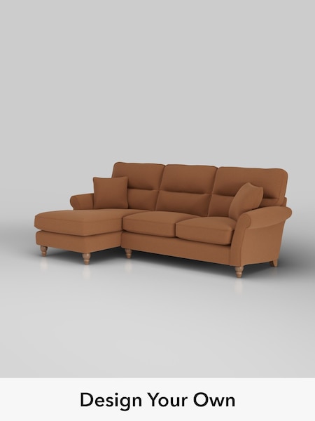 Ripple Chenille/Mid Rust Brown Ashford Highback (W41846) | £2,050