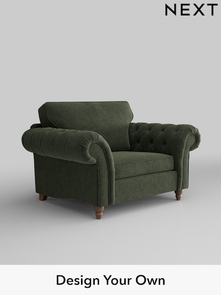 Boucle Chenille/Dark Moss Green Gosford Highback Ii Deep Sit (W41848) | £1,175