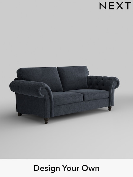 Boucle Chenille/Dark Slate Blue Gosford Highback Ii Deep Sit (W41849) | £1,625