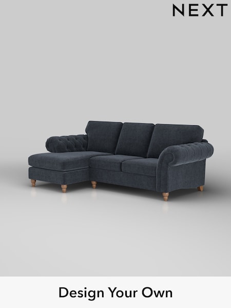 Boucle Chenille/Dark Slate Blue Gosford Highback Ii Deep Sit (W41849) | £2,525