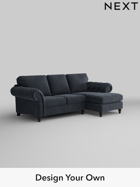 Boucle Chenille/Dark Slate Blue Gosford Highback Ii Deep Sit (W41849) | £2,525