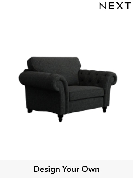 Boucle Weave Easy Clean/Charcoal Grey Gosford Highback Ii Deep Sit (W41850) | £1,075
