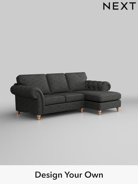 Boucle Weave Easy Clean/Charcoal Grey Gosford Highback Ii Deep Sit (W41850) | £2,375