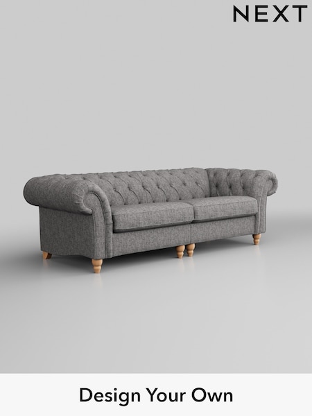 Chunky Boucle Easy Clean/Light Grey Gosford Ii Deep Sit (W41851) | £1,725