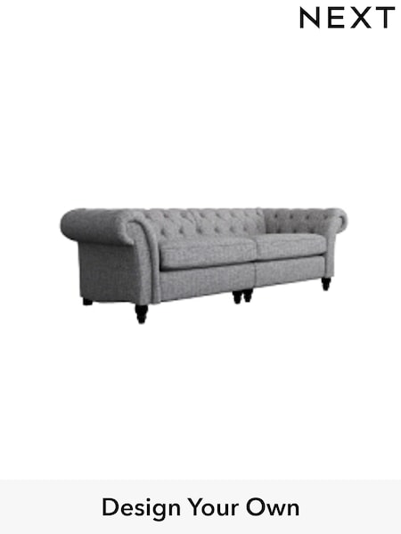 Chunky Boucle Easy Clean/Light Grey Gosford Ii Deep Sit (W41851) | £1,725