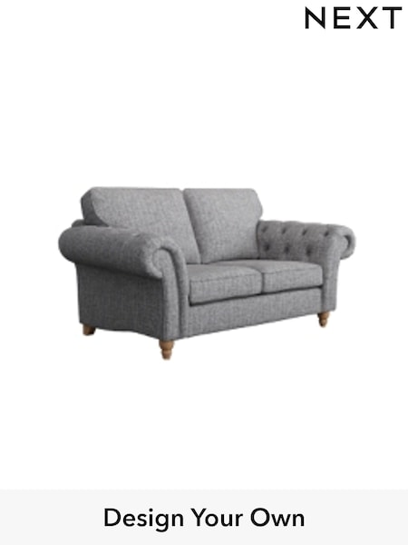 Chunky Boucle Easy Clean/Light Grey Gosford Highback Ii Deep Sit (W41856) | £1,425