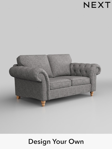Chunky Boucle Easy Clean/Light Grey Gosford Highback Ii Deep Sit (W41856) | £1,425