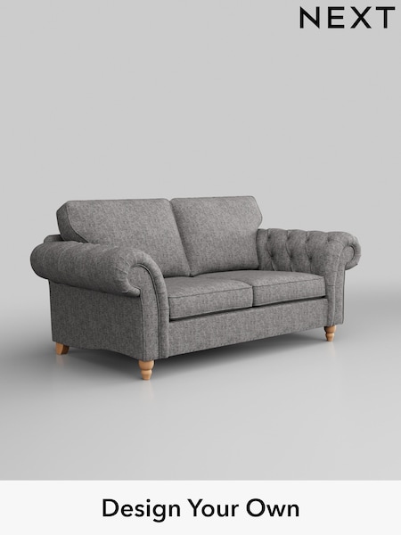 Chunky Boucle Easy Clean/Light Grey Gosford Highback Ii Deep Sit (W41856) | £1,525