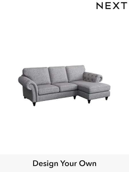 Chunky Boucle Easy Clean/Light Grey Gosford Highback Ii Deep Sit (W41856) | £2,525