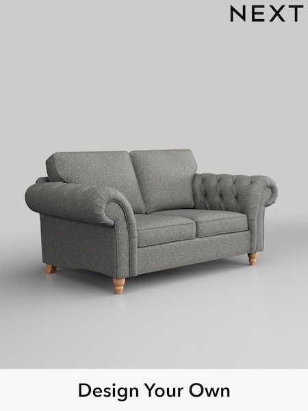 Chunky Boucle Easy Clean/Mid Grey Gosford Highback Ii Deep Sit (W41857) | £1,425
