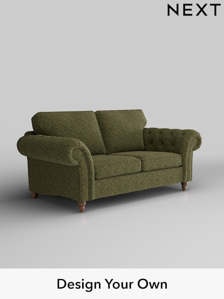 Chunky Chenille/Dark Moss Green Gosford Highback Ii Deep Sit (W41860) | £1,525
