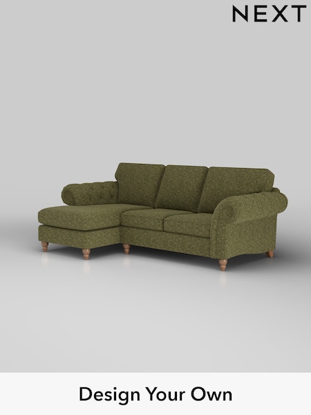 Chunky Chenille/Dark Moss Green Gosford Highback Ii Deep Sit (W41860) | £2,525