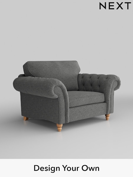 Chunky Chenille/Dark Grey Gosford Highback Ii Deep Sit (W41863) | £1,175