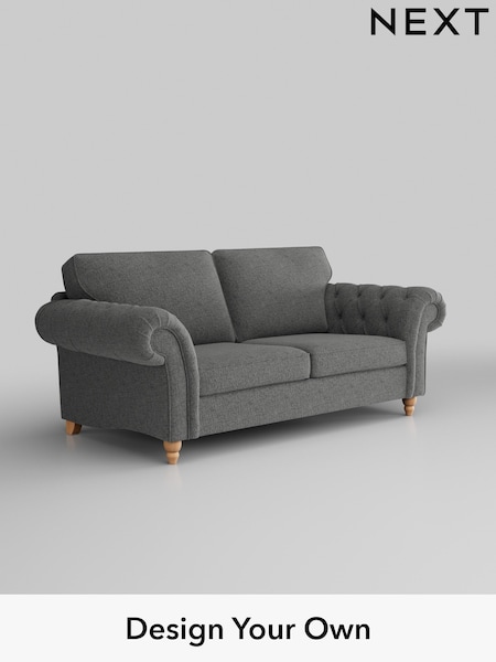 Chunky Chenille/Dark Grey Gosford Highback Ii Deep Sit (W41863) | £1,625
