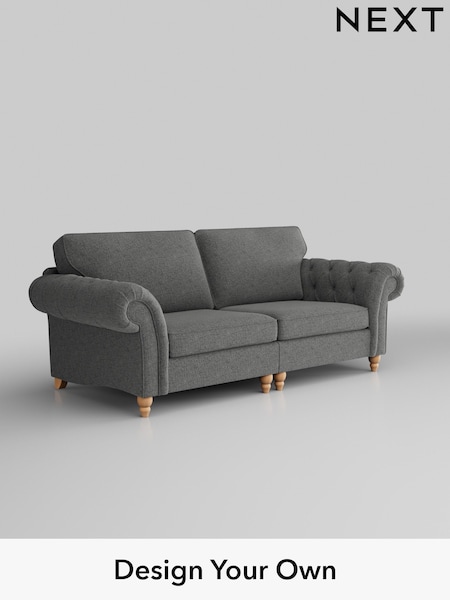 Chunky Chenille/Dark Grey Gosford Highback Ii Deep Sit (W41863) | £1,725