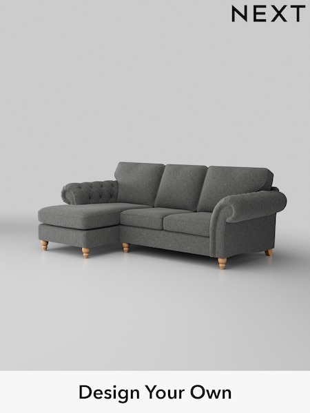 Chunky Chenille/Dark Grey Gosford Highback Ii Deep Sit (W41863) | £2,525