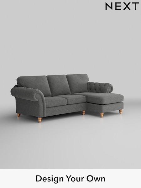 Chunky Chenille/Dark Grey Gosford Highback Ii Deep Sit (W41863) | £2,525
