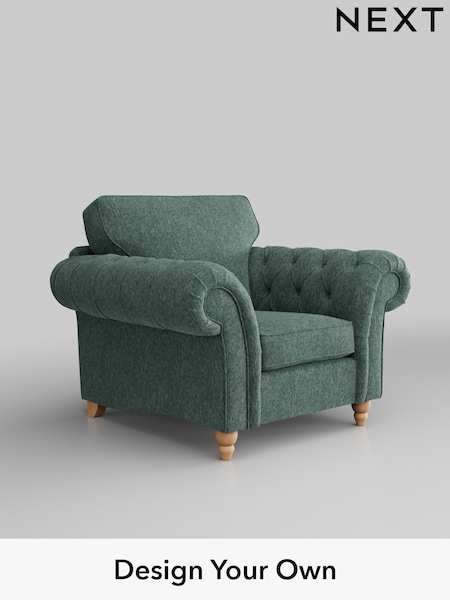 Cotswold Chenille/Mid Slate Teal Green Gosford Highback Ii Deep Sit (W41878) | £1,075