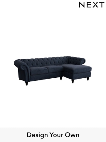 Distressed Velour/Midnight Blue Gosford Ii Deep Sit (W41883) | £2,525