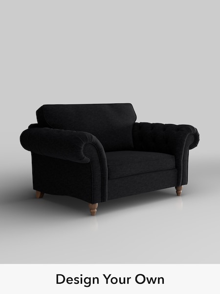 Fine Chenille Easy Clean/Black Gosford Highback Ii Deep Sit (W41884) | £1,375