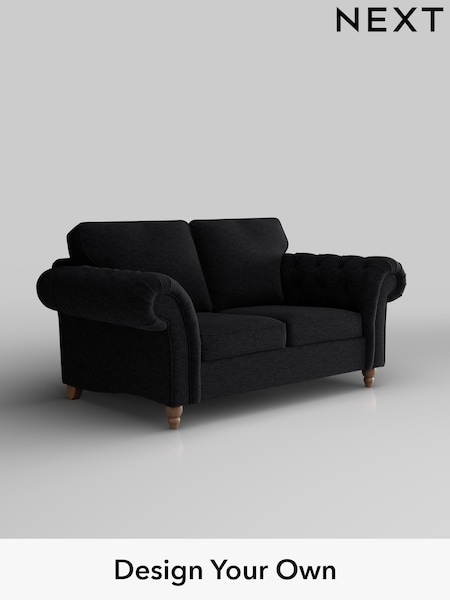 Fine Chenille Easy Clean/Black Gosford Highback Ii Deep Sit (W41884) | £1,425