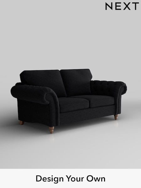 Fine Chenille Easy Clean/Black Gosford Highback Ii Deep Sit (W41884) | £1,525