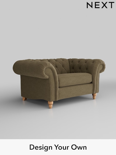 Fine Chenille Easy Clean/Dark Moss Green Gosford Ii Deep Sit (W41885) | £1,175