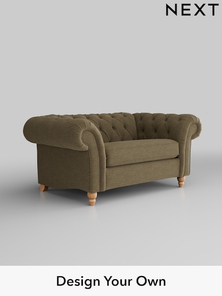 Fine Chenille Easy Clean/Dark Moss Green Gosford Ii Deep Sit (W41885) | £1,375