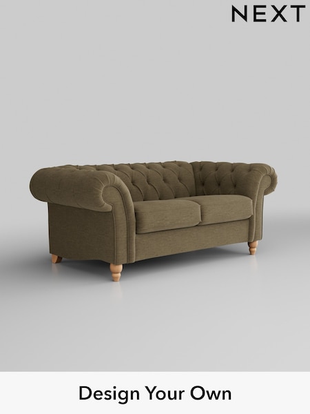 Fine Chenille Easy Clean/Dark Moss Green Gosford Ii Deep Sit (W41885) | £1,425