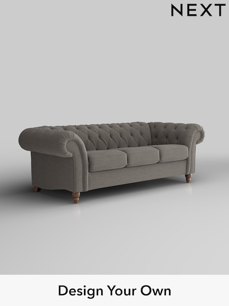 Fine Chenille Easy Clean/Dark Smoke Grey Gosford Ii Deep Sit (W41887) | £1,625
