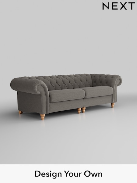 Fine Chenille Easy Clean/Dark Smoke Grey Gosford Ii Deep Sit (W41887) | £1,725