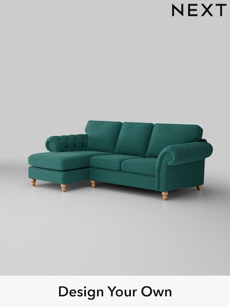 Fine Chenille Easy Clean/Dark Juniper Green Gosford Highback Ii Deep Sit (W41888) | £2,525