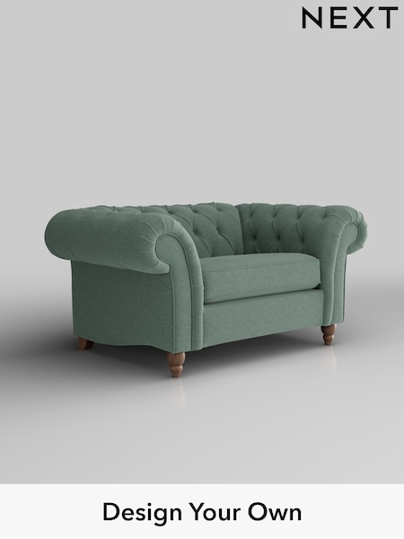 Fine Chenille Easy Clean/Light Forest Green Gosford Ii Deep Sit (W41889) | £1,175
