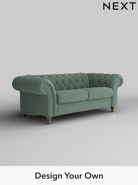 Fine Chenille Easy Clean/Light Forest Green Gosford Ii Deep Sit (W41889) | £1,525