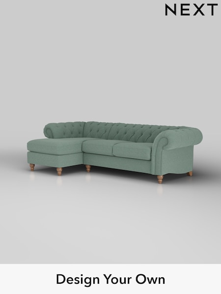 Fine Chenille Easy Clean/Light Forest Green Gosford Ii Deep Sit (W41889) | £2,525