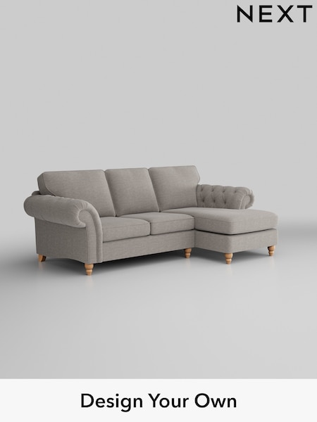 Fine Chenille Easy Clean/Light Steel Grey Gosford Highback Ii Deep Sit (W41890) | £2,525