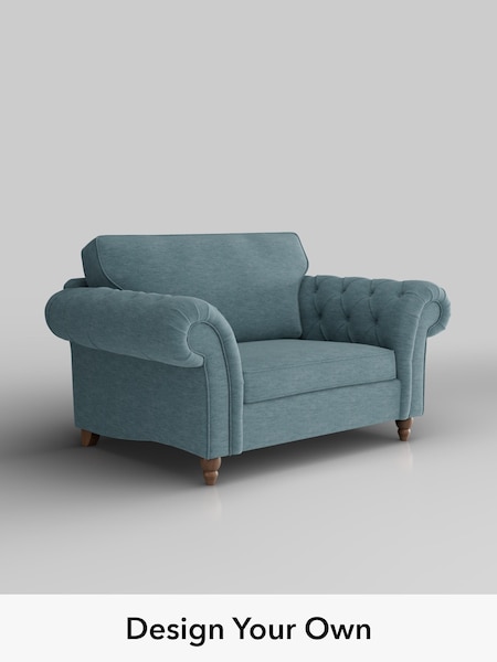 Fine Chenille Easy Clean/Mid Blue Gosford Highback Ii Deep Sit (W41891) | £1,375