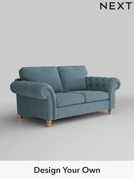 Fine Chenille Easy Clean/Mid Blue Gosford Highback Ii Deep Sit (W41891) | £1,525